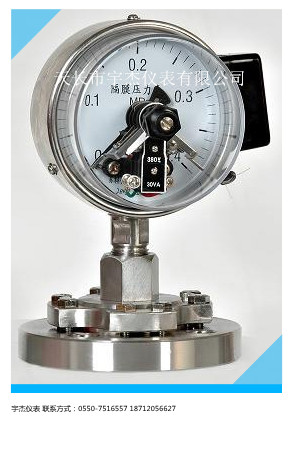 防強腐全塑隔膜壓力表